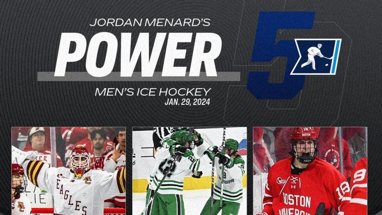 Maine enters this week’s men’s hockey Power 5 rankings
